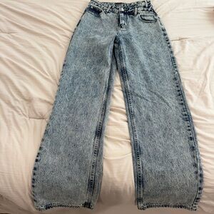 White Fox Boutique Light Blue Flare Jeans